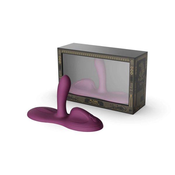 Sit-on-top смарт-вібратор Zalo – Flora Smart Vibrating Pad Velvet 9 моторів