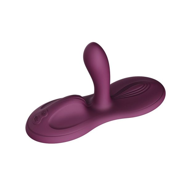 Sit-on-top смарт-вібратор Zalo – Flora Smart Vibrating Pad Velvet 9 моторів