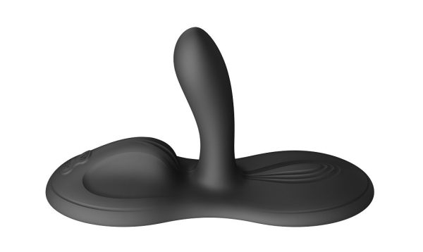 Sit-on-top смарт-вібратор Zalo – Flora Smart Vibrating Pad Obsidian 9 моторів
