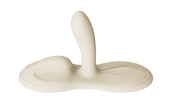 Sit-on-top смарт-вібратор Zalo – Flora Smart Vibrating Pad Ivory 9 моторів