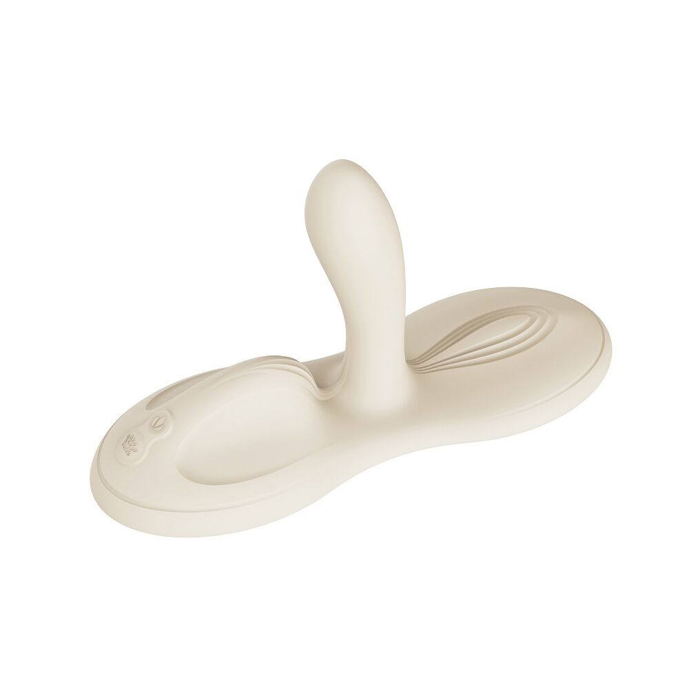 Sit-on-top смарт-вібратор Zalo – Flora Smart Vibrating Pad Ivory 9 моторів