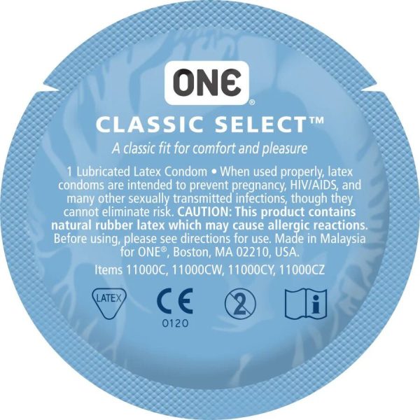 Набор презервативов ONE Classic Select MSM Collection, 100 шт, гладкие, со смазкой, упаковка-тубус