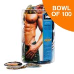 Набор презервативов ONE Classic Select MSM Collection, 100 шт, гладкие, со смазкой, упаковка-тубус