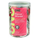 Набор ароматизированных презервативов ONE FlavorWaves, 100 шт, 6 ароматов, 6 цветов, упаковка-тубус