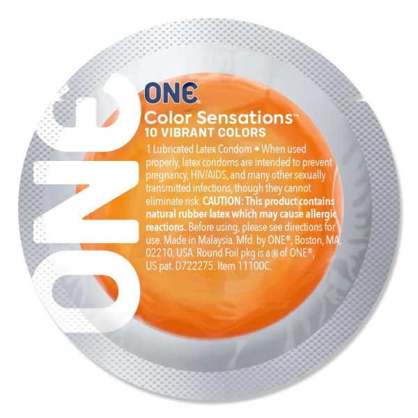 Презерватив ONE Color Sensations ONE trip to cloud nine, 1 шт, , гладенький, зі змазкою