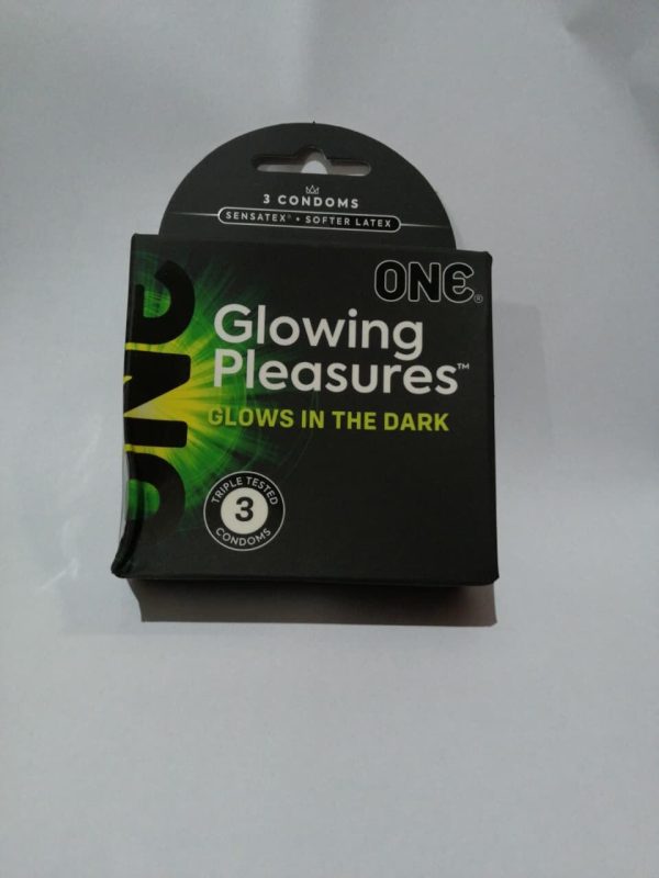 Презервативи ONE Glowing Pleasures, 3 шт