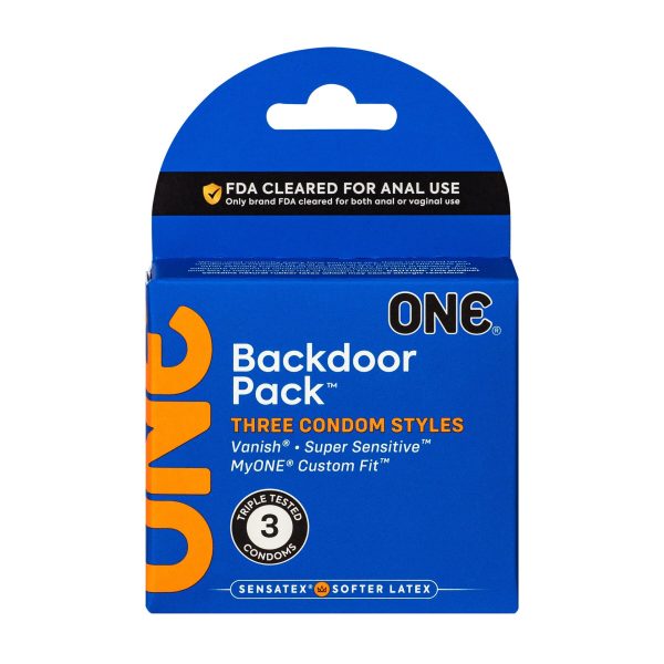 Презервативы ONE Backdoor, 3 шт, 3 вида, картонная упаковка