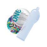 Презервативы ONE Pleasure Plus, 12 шт, с ребристым участком на конце, подарочная упаковка-тубус