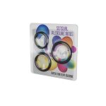 Набор эрекционных колец Alive Sensual Pleasure Rings, 3 размера, черные, очень эластичные