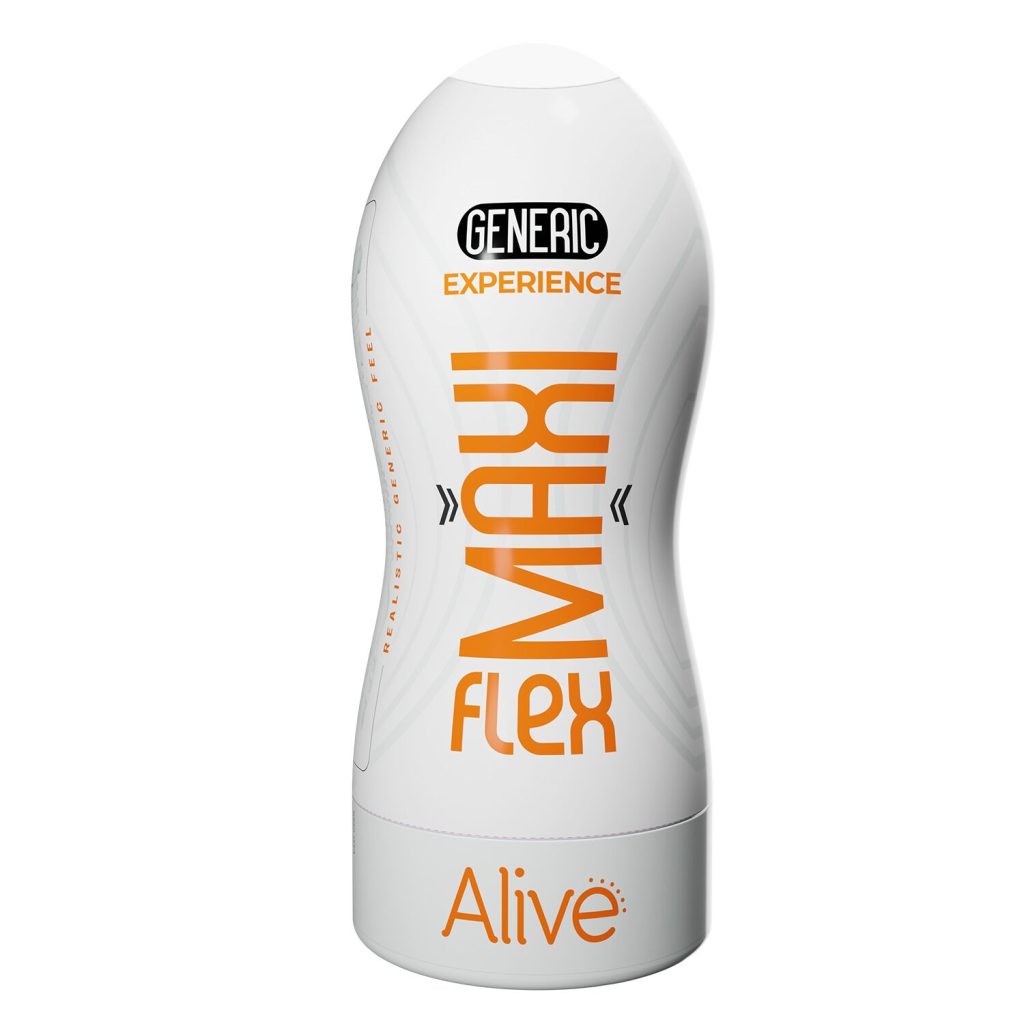 Мастурбатор Alive Maxi Flex Generic, реалістичний вхід, рельєфний канал