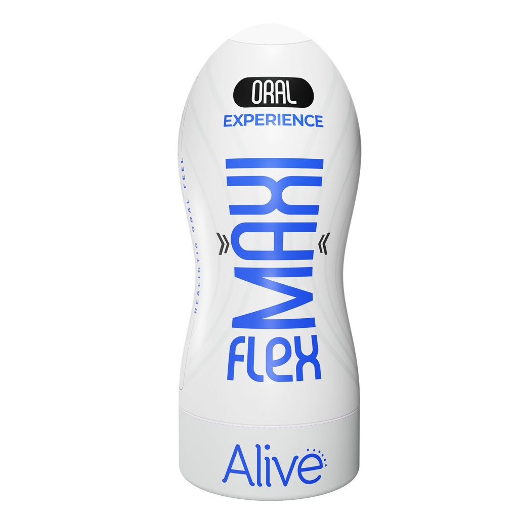 Мастурбатор-ротик Alive Maxi Flex Oral, реалістичний вхід, рельєфний канал