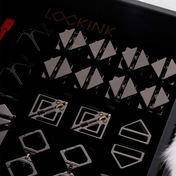 БДСМ-набор LOCKINK All-in-1 BDSM Play Kit, черный, ремни, маска, кляпы, анальные пробки, свечи