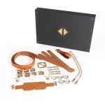 БДСМ-набір LOCKINK Bondage & Restraint Set, , натуральна шкіра, фіксатори, маска, кляп