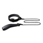 БДСМ-набор LOCKINK Bondage & Restraint Set, черный, натуральная кожа, фиксаторы, маска, кляп