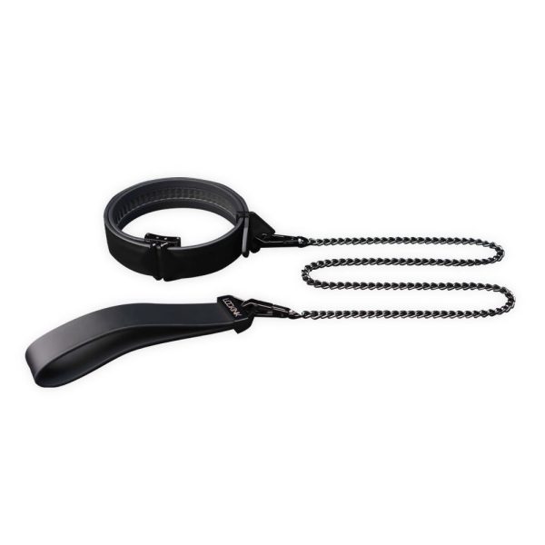 БДСМ-набор LOCKINK Bondage & Restraint Set, черный, натуральная кожа, фиксаторы, маска, кляп
