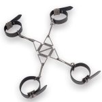 БДСМ-набор LOCKINK Bondage & Restraint Set, черный, натуральная кожа, фиксаторы, маска, кляп