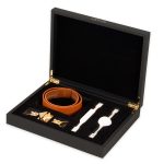 Набір кляпів LOCKINK Ball-Gag & Gag-bite Set, шкіряний ремінь, 2 насадки – куля та трензель