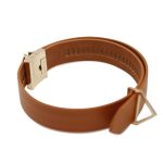 Нашийник з повідцем LOCKINK Tied Collar with Leash Set, , ланцюг зі шкіряною петлею та карабіном