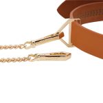 Нашийник з повідцем LOCKINK Tied Collar with Leash Set, , ланцюг зі шкіряною петлею та карабіном