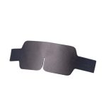 Маска на очі LOCKINK Blindfold Kit, чорна, натуральна шкіра, регульований обсяг