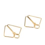 SX0844 Затискачі для сосків з важкою підвіскою LOCKINK Nipple Clamps with Heavy Pendant, золотисті