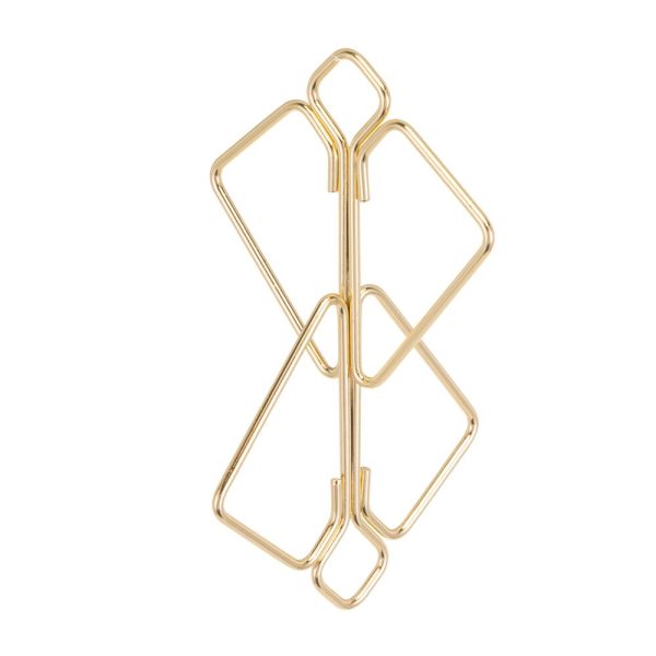 SX0844 Затискачі для сосків з важкою підвіскою LOCKINK Nipple Clamps with Heavy Pendant, золотисті