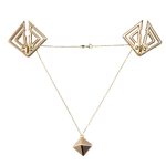 Зажимы для сосков с тяжелой подвеской LOCKINK Adjustable Nipple Clamps with Heavy Pendant, под серебро