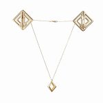 Зажимы для сосков с легкой подвеской LOCKINK Adjustable Nipple Clamps with Light Pendant