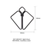 Зажимы для сосков LOCKINK Minimalism Nipple Clamps, серебристые