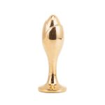 Металлическая анальная пробка с меховым хвостом LOCKINK SEVANDA Fox-Tail Anal Rose-shape Plug