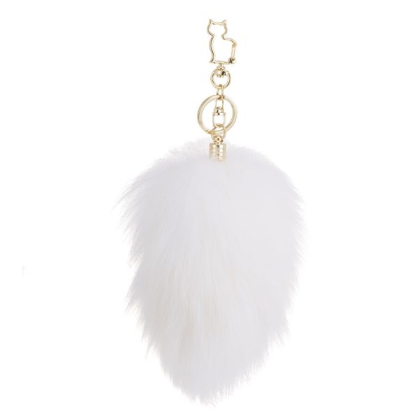 Металлическая анальная пробка — кроличий хвост LOCKINK SEVANDA Bunny-Tail Anal Rose-shape Plug