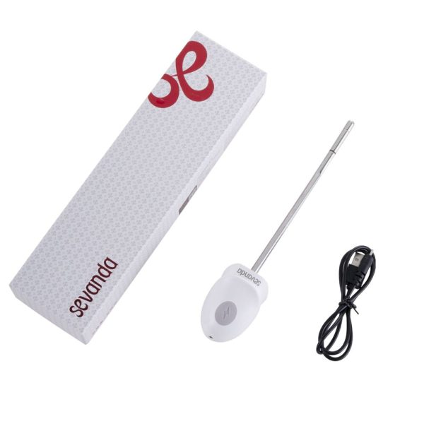 Уретральний зонд LOCKINK SEVANDA Vibrating & E-stim Metal Urethral Sounding