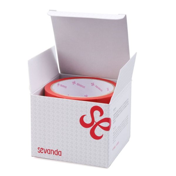Скотч для бондажу LOCKINK SEVANDA Electrostatic Tape, червона, 16 м