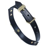 Нашийник LOCKINK Dark DIY Alphabet Collar, штучна шкіра, букви зі стразами