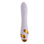 Вібратор-кролик з пульсацією та флогером LOCKINK SEVANDA Whip Vibrating Massage Wand, біло
