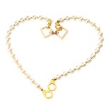 Перлинні наручники та поножі LOCKINK Pearl Handcuffs & Anklecuffs