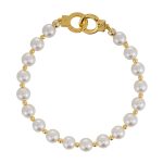 Перлинні наручники та поножі LOCKINK Pearl Handcuffs & Anklecuffs