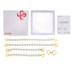 Перлинні наручники та поножі LOCKINK Pearl Handcuffs & Anklecuffs