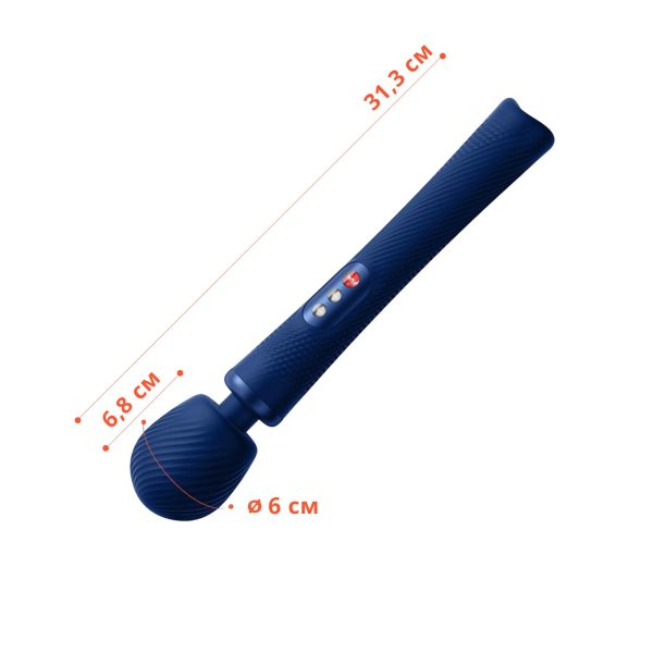 Вибромассажер Fun Factory VIM Vibrating Wand midnight супермощный и легкий, до 6 часов работы