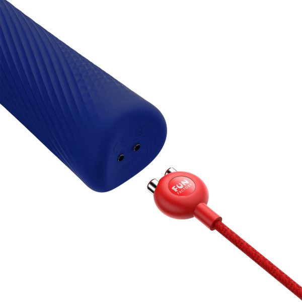 Вибромассажер Fun Factory VIM Vibrating Wand midnight супермощный и легкий, до 6 часов работы