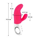 Вібратор-кролик Fun Factory MISS BI 2 незалежні мотори, діаметр 4,2 см