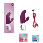 Вібратор-кролик Fun Factory MISS BI grape/ 2 незалежні мотори, діаметр 4,2 см