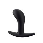 Анальная пробка Fun Factory BOOTIE черная, диаметр 2,8 см, тонкий ограничитель