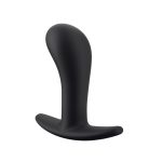 Анальная пробка Fun Factory BOOTIE черная, диаметр 2,8 см, тонкий ограничитель