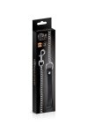 Повідець із натуральної шкіри Fetish Tentation Premium Metal leash with cowhide leather wrist 72 см