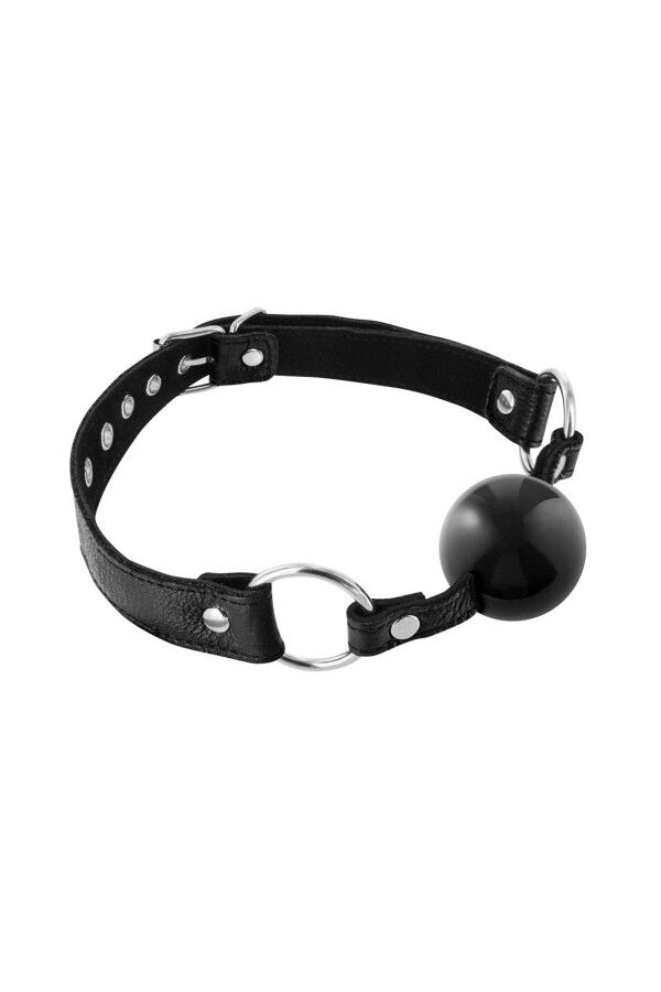 Кляп Fetish Tentation Premium Leather gag with silicone ball