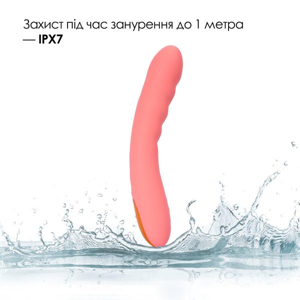 Смарт-вібратор з пульсацією Svakom Ava Neo Peach 15 режимів роботи, водонепроникний