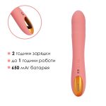 Смарт-вібратор з пульсацією Svakom Ava Neo Peach 15 режимів роботи, водонепроникний