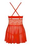 Бебі-дол Obsessive 838-BAB-3 babydoll & thong, , мереживний ліф, стрінги в комплекті