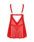 Бебі-дол Obsessive Elianes babydoll & thong, , мереживний ліф, трусики-танга в наборі